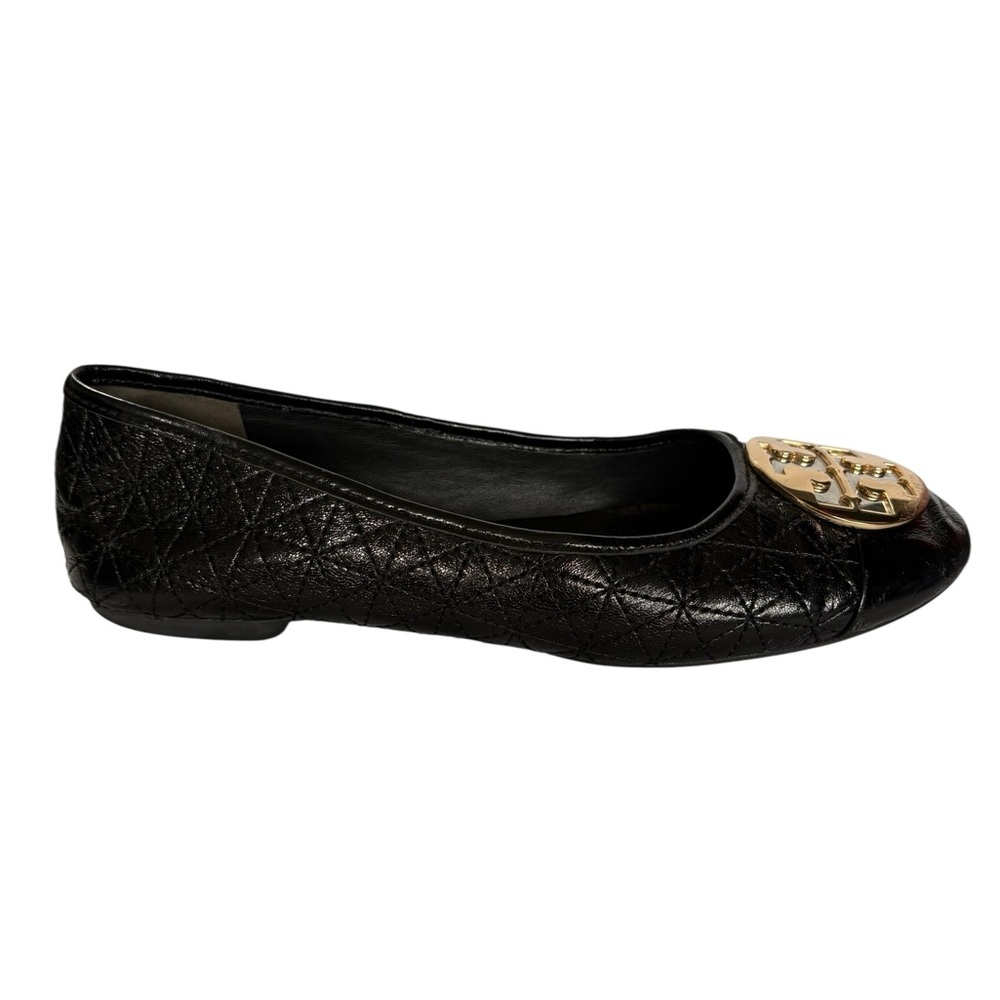 Tory Burch Claire Quilted Ballet Flat Size 7.5 - Picture 5 of 10